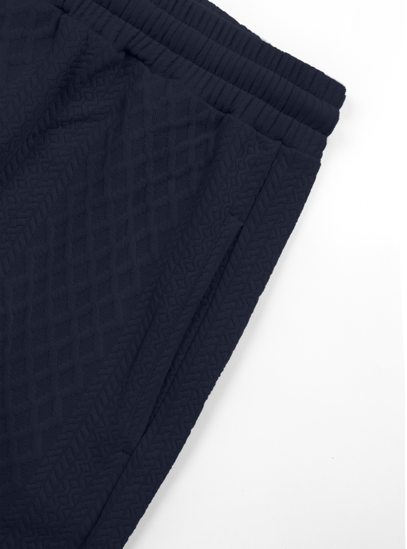 Men's Relaxed Long Sleeve Jacquard Hoodie & Pants Set