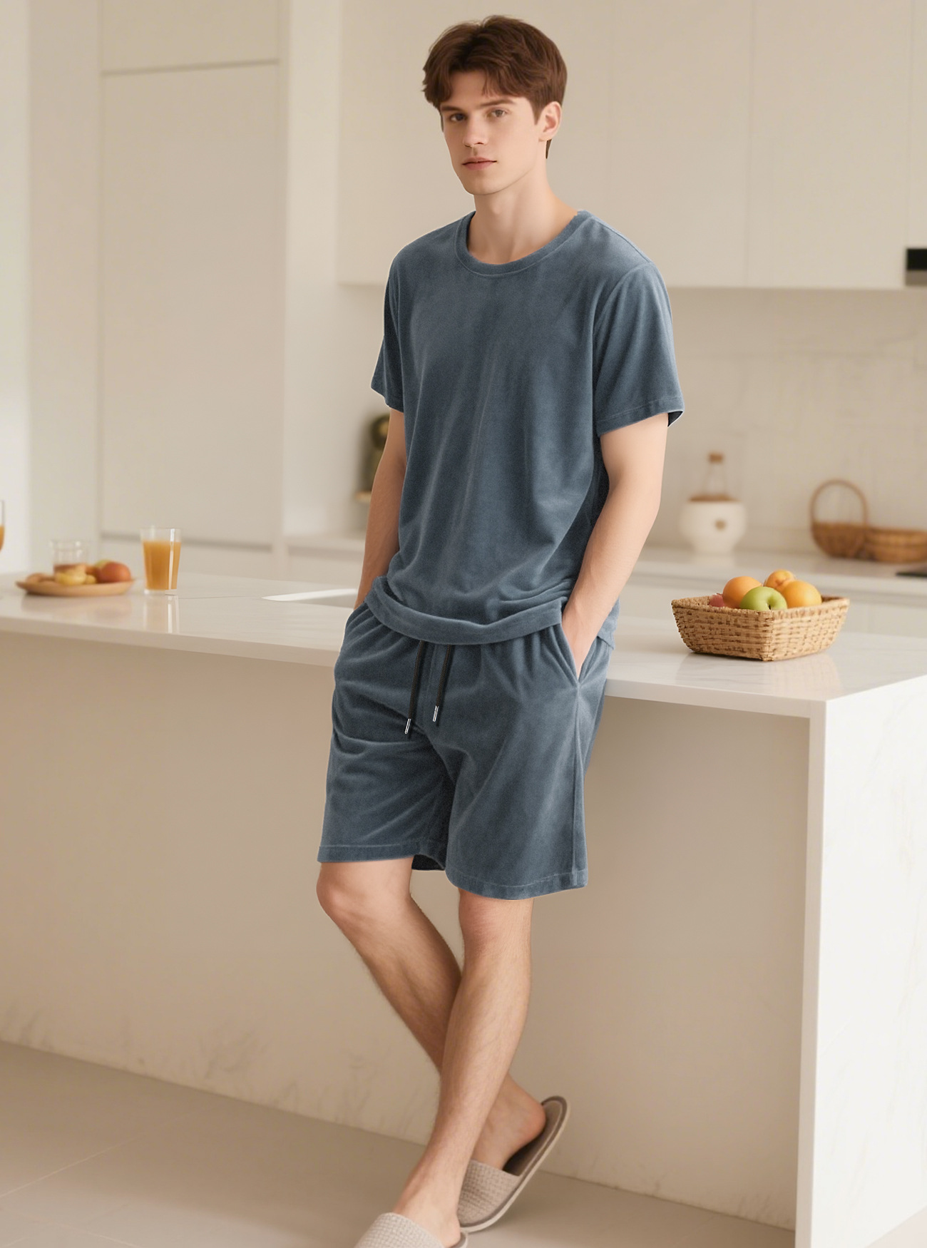Men's Shirt & Shorts Set