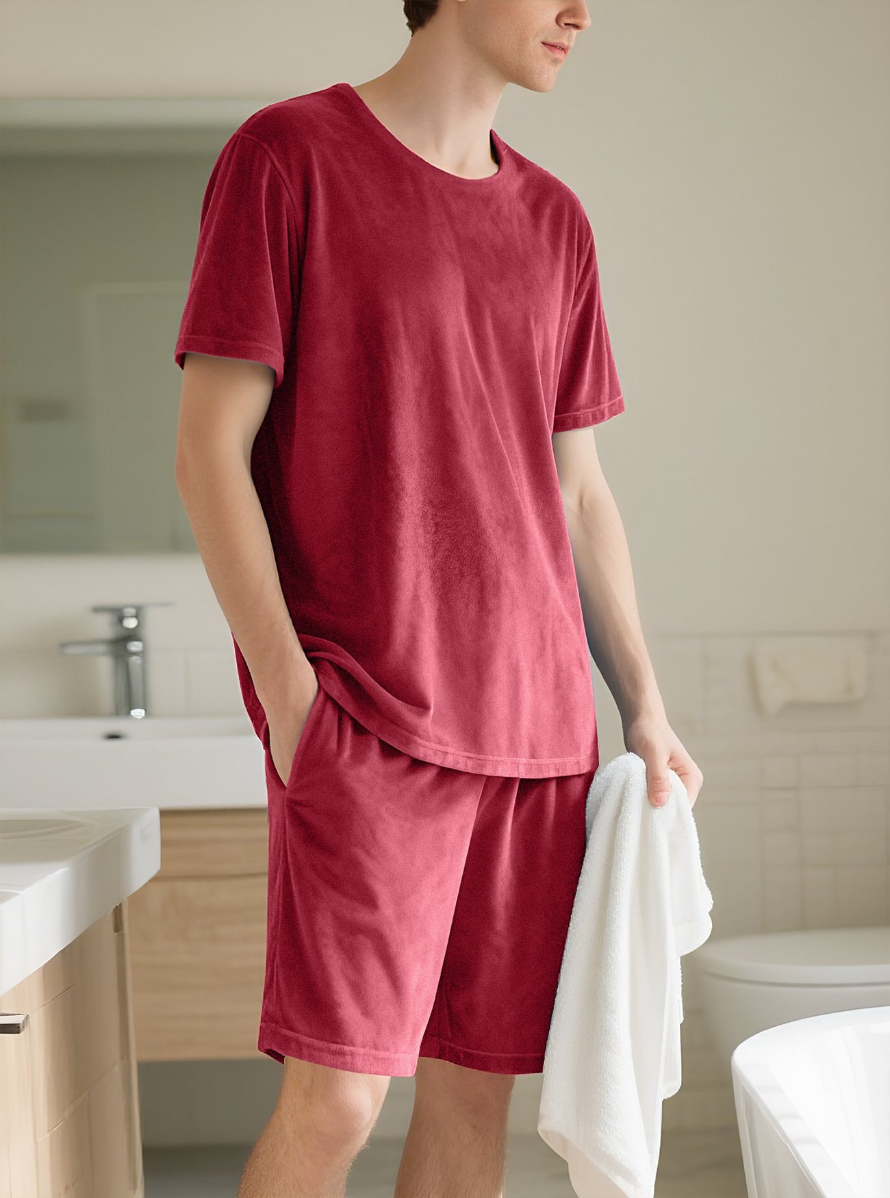 Men's Shirt & Shorts Set