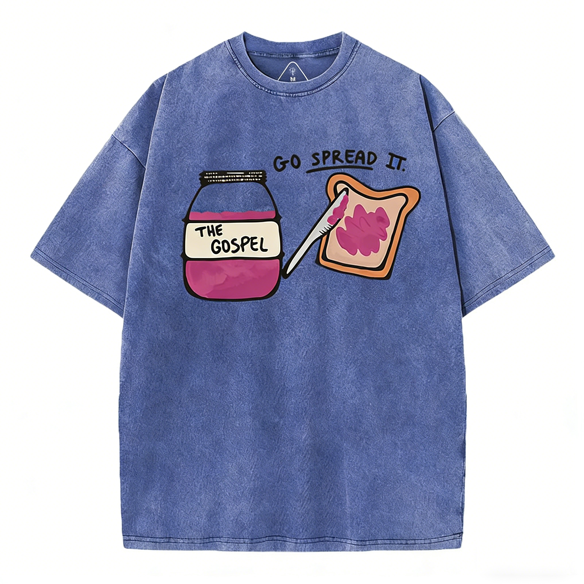 Go Spread It Christian Washed T-Shirt
