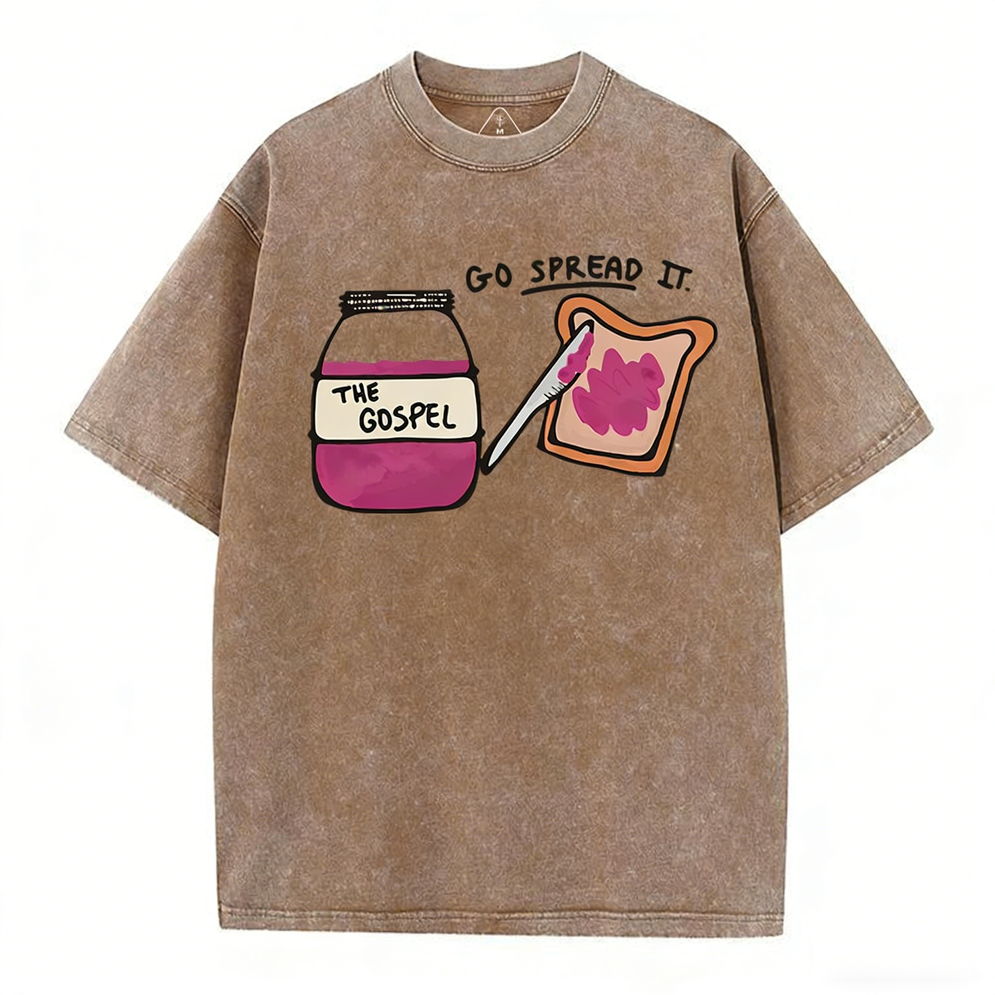 Go Spread It Christian Washed T-Shirt