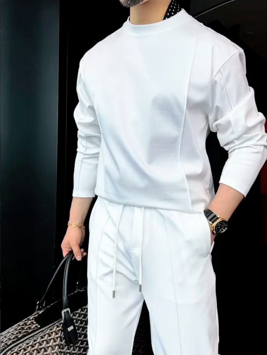 Basic 2-Piece Suit | Old Money Style Breathable Set for Men