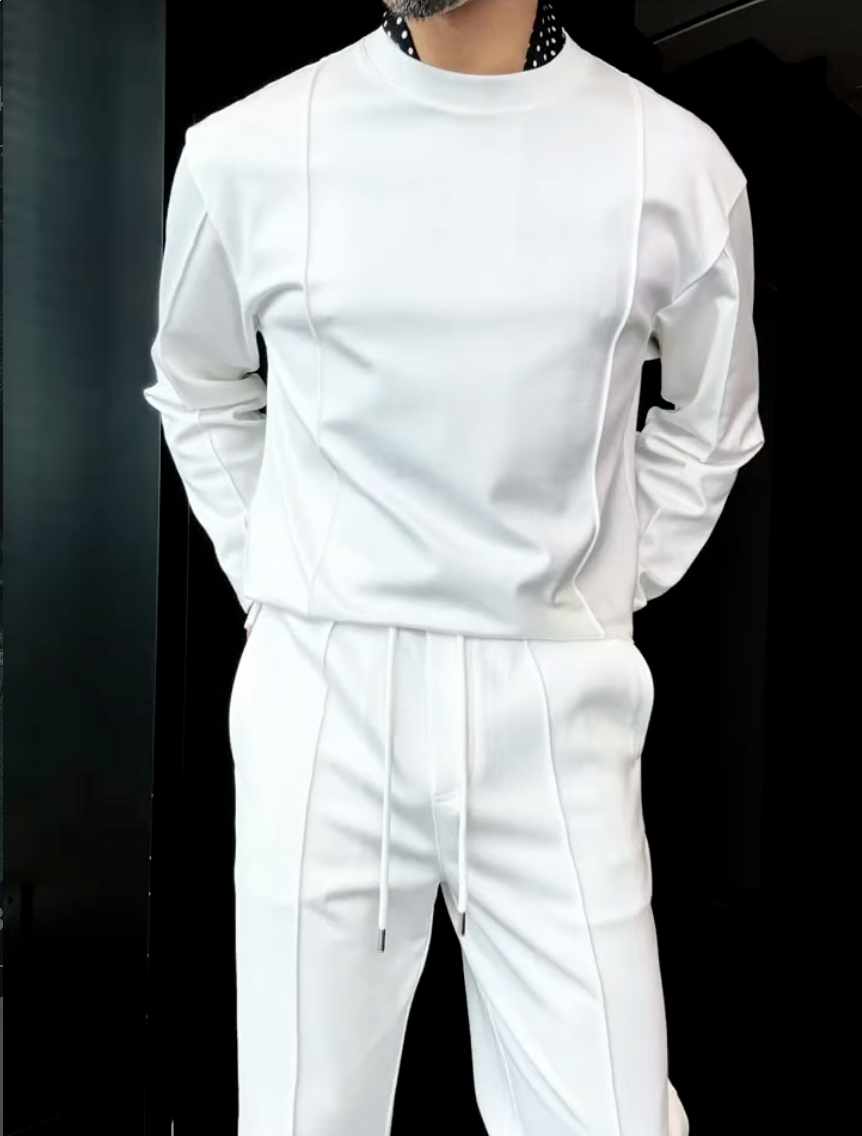 Basic 2-Piece Suit | Old Money Style Breathable Set for Men