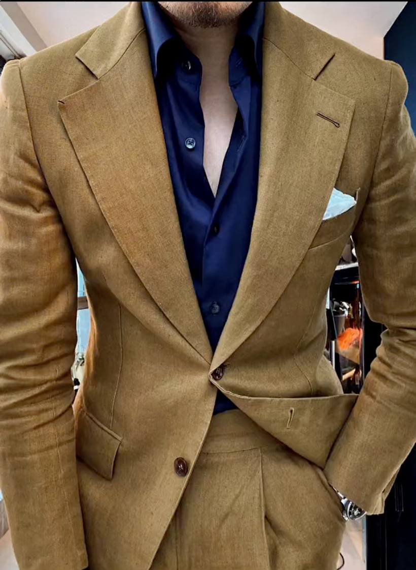 Men's Casual Plaid Comfort Blazer