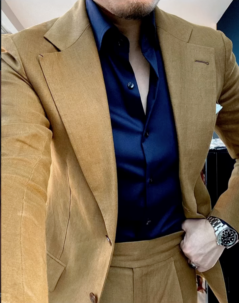 Men's Casual Plaid Comfort Blazer