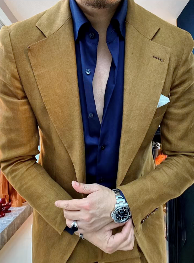 Men's Casual Plaid Comfort Blazer