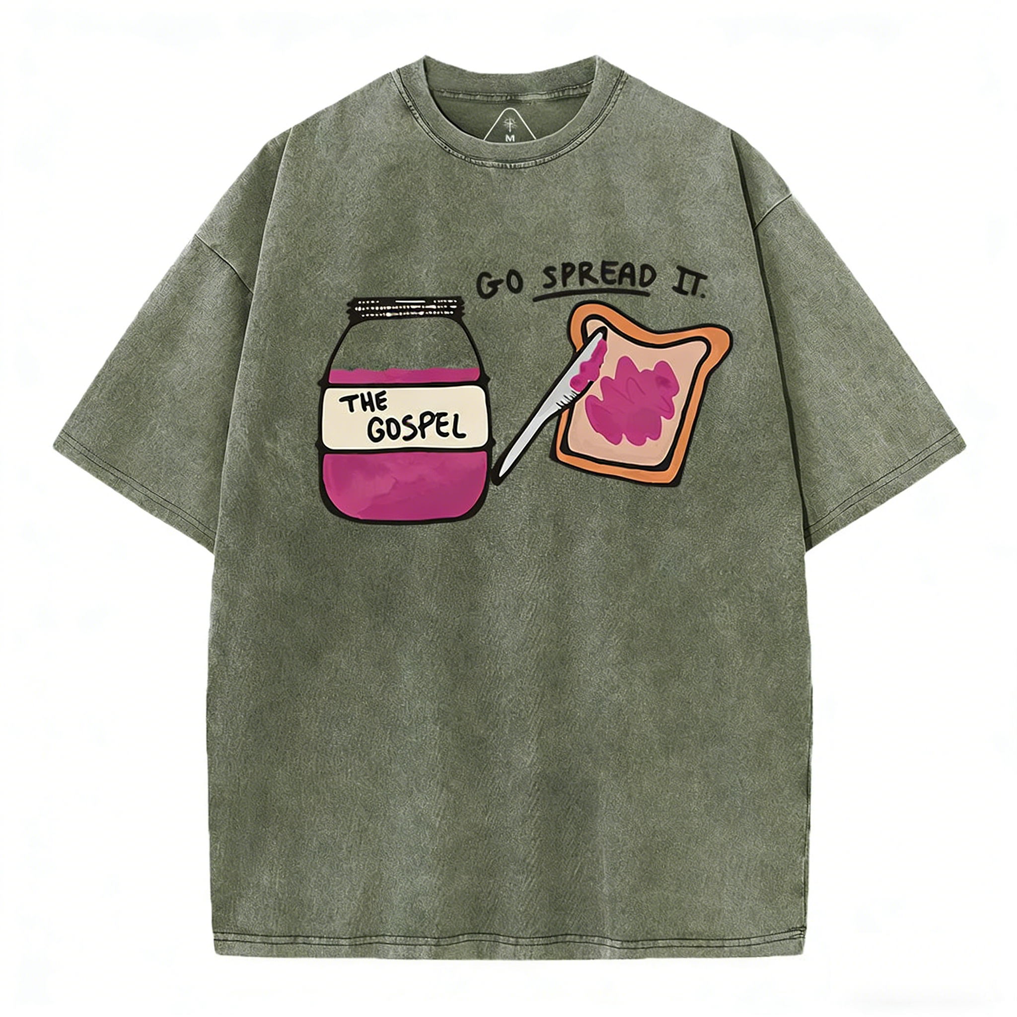 Go Spread It Christian Washed T-Shirt