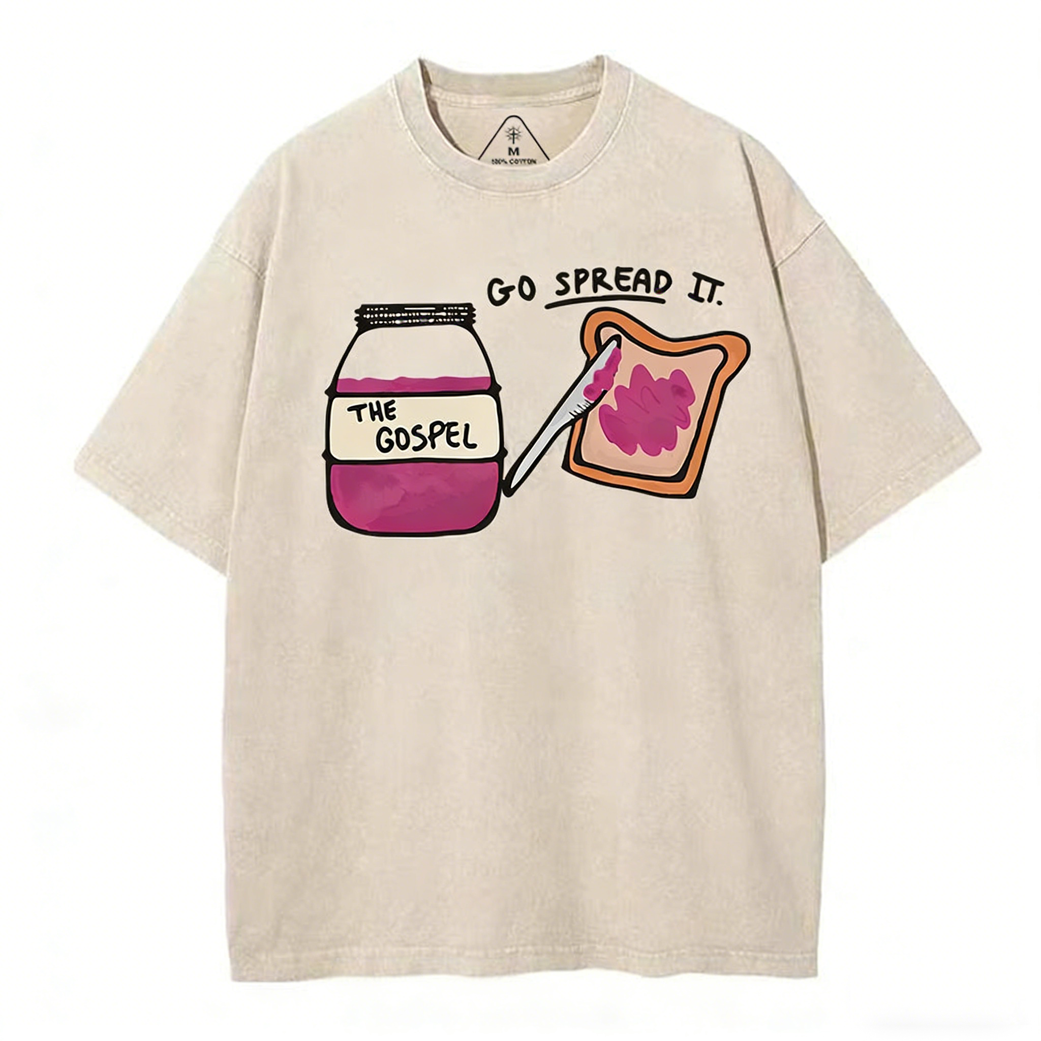 Go Spread It Christian Washed T-Shirt