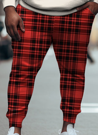 Couple Large Size Casual Outfit Hoodie Set "His Queen-Her King"