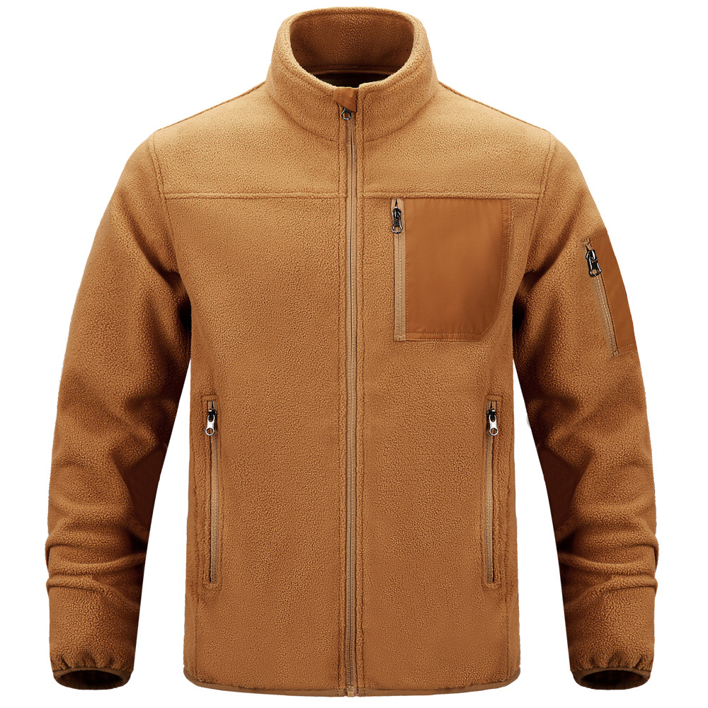 Plus-Size Men's Polar Fleece Jacket