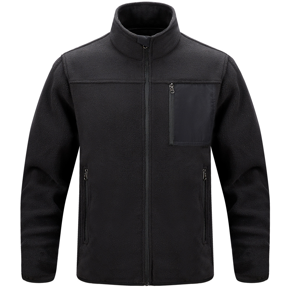 Plus-Size Men's Polar Fleece Jacket