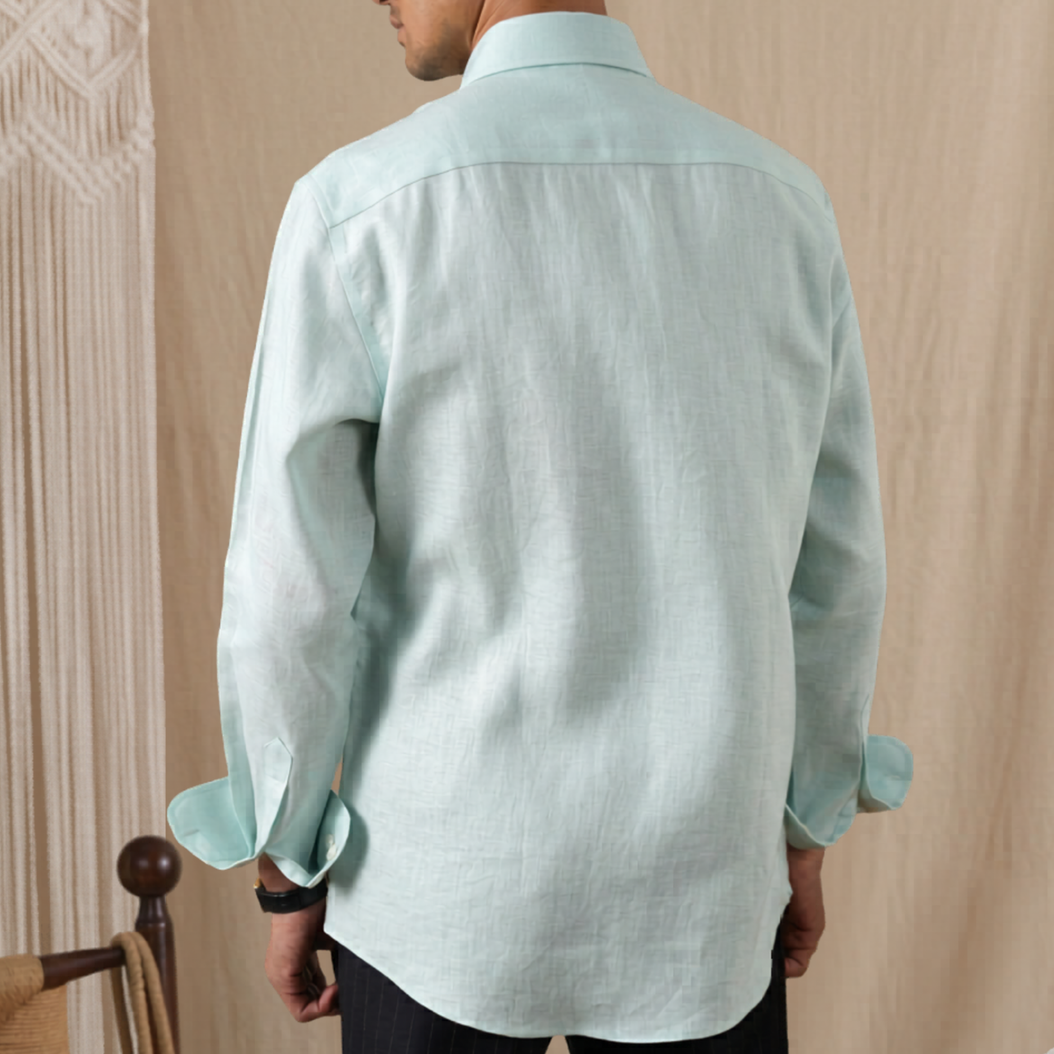 Capri Linen Shirt Set