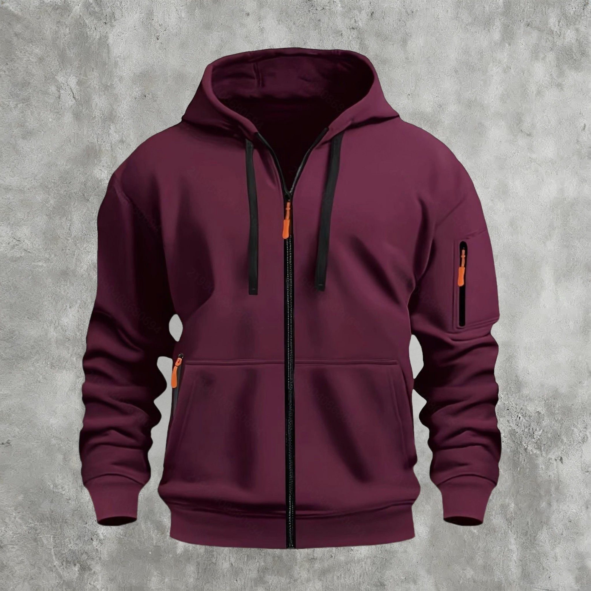 Men's Solid Color Hoodies Tops