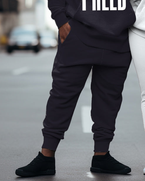 Couple Big and Tall Casual Hoodie Set "I Have everthing I Need"