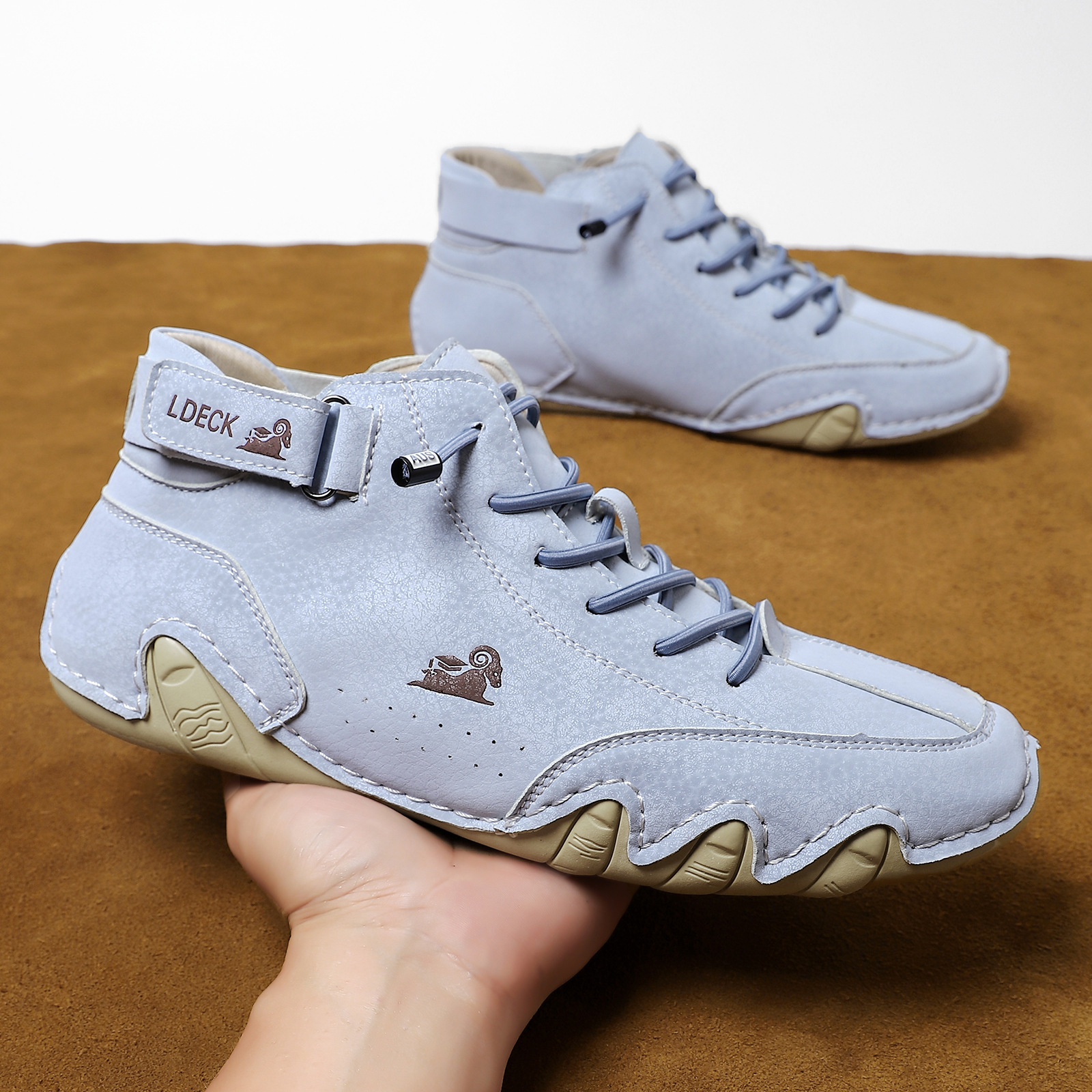 High-Top Octopus Men's Casual Short Boots