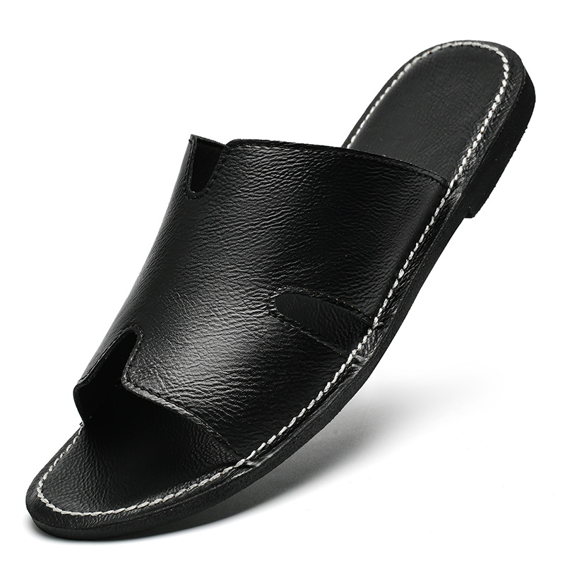 Men's Leather Slippers