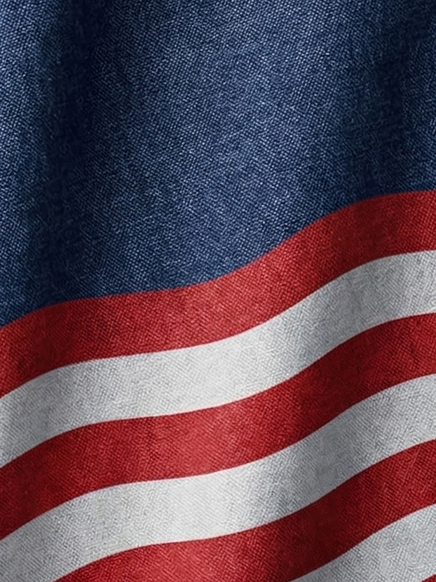 FIP Men's Holiday 250th Anniversary Stars Stripes Print Button Down Short-Sleeve Big & Tall