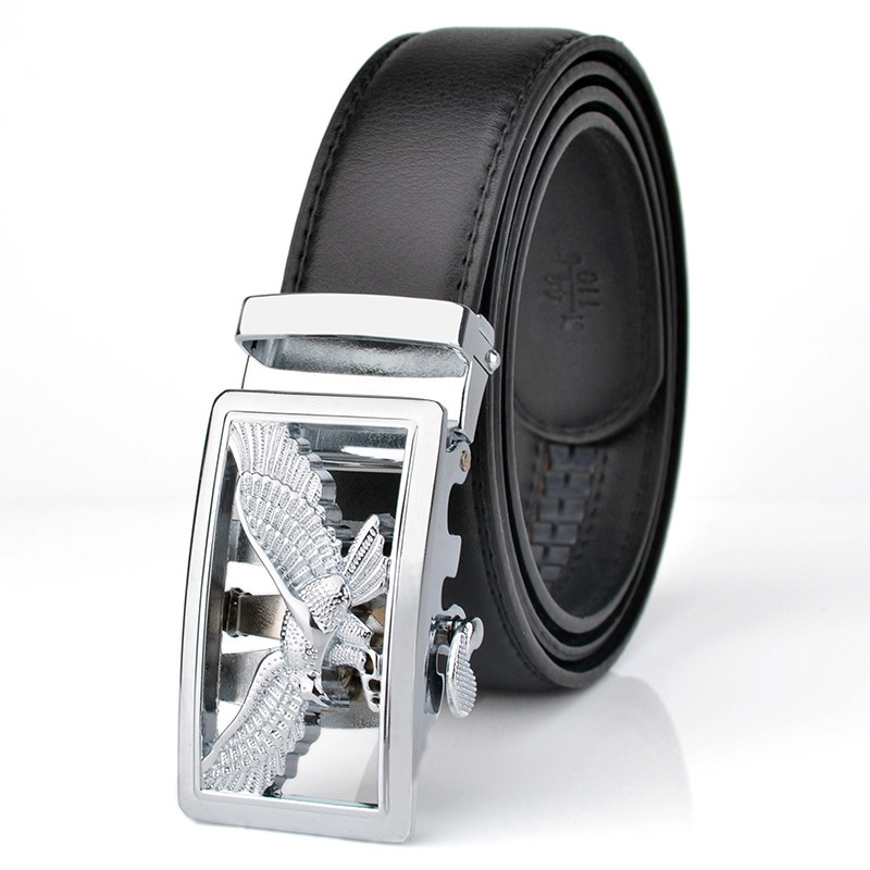 Eagle Automatic Buckle Genuine Leather Belt