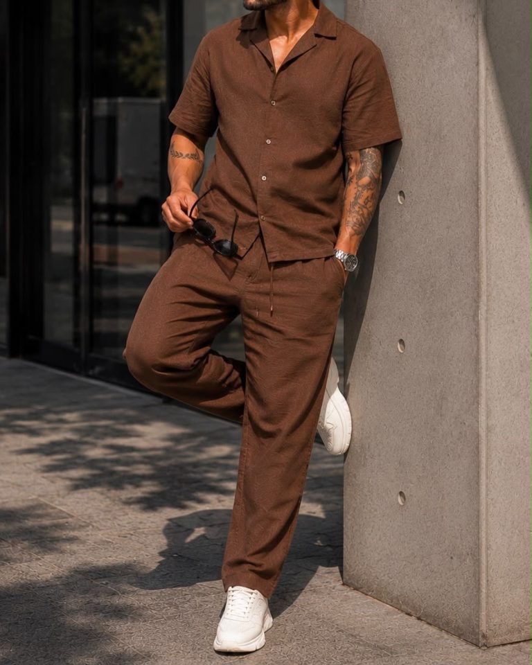 Mocha Brown Summer Set - Urban Boutique