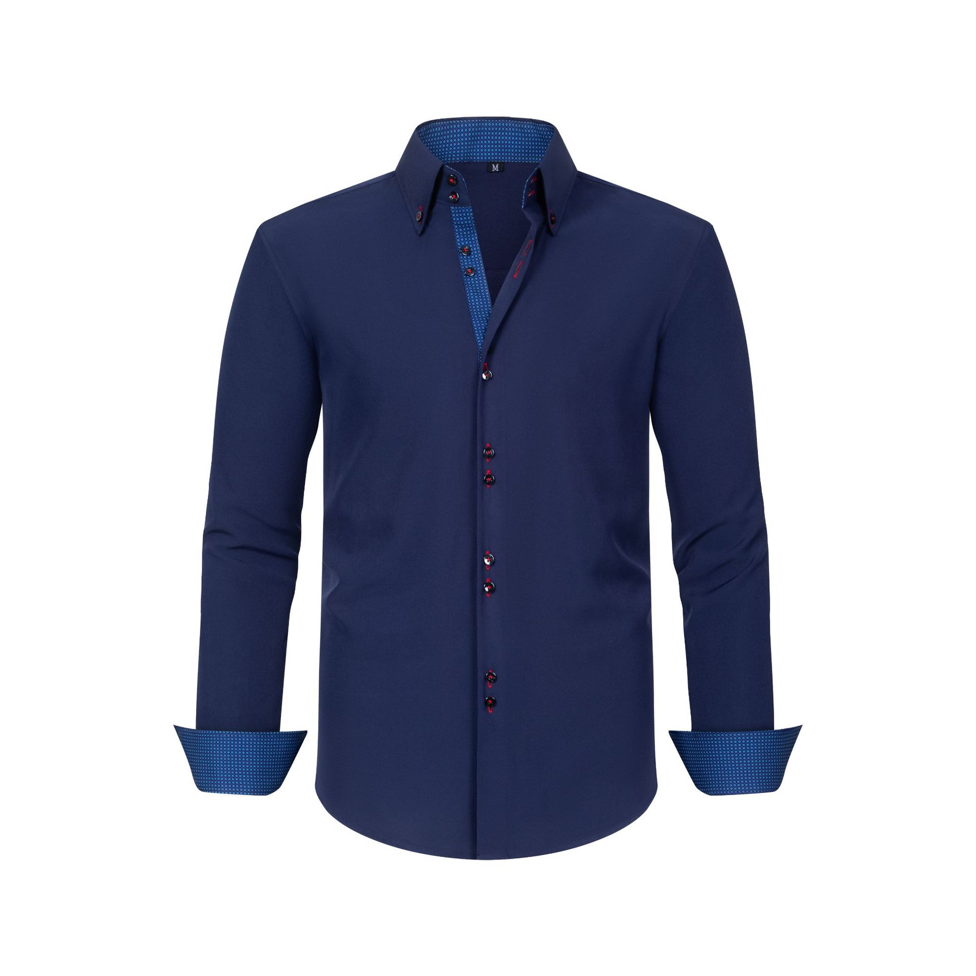 Men's Daily Business Long Sleeves Blouses&Shirts Tops