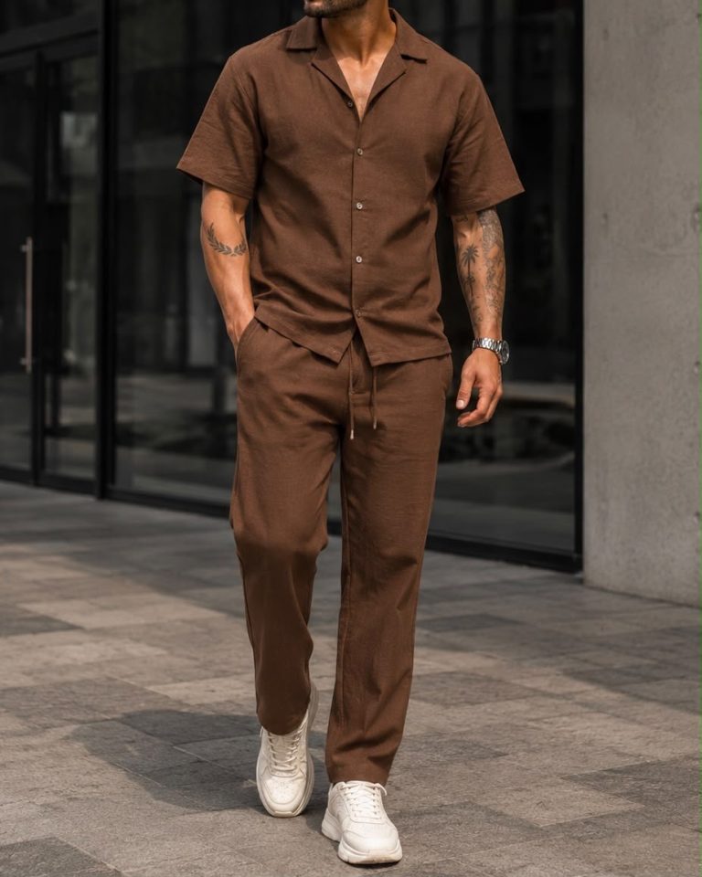 Mocha Brown Summer Set - Urban Boutique
