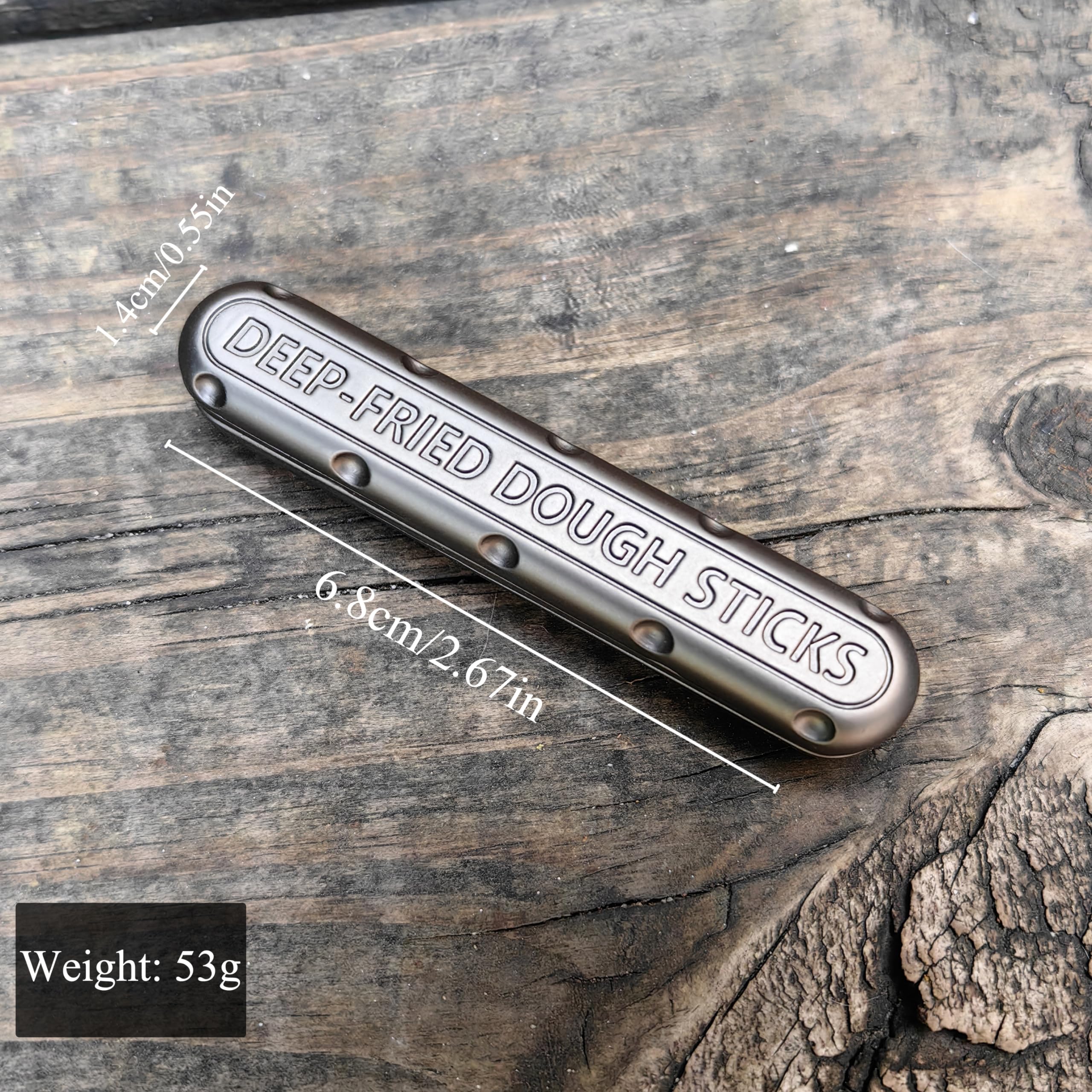 EDC Fidget Slider Fidget Toy Adult Stress Relief Metal Rotation Push Pull ADHD Recreational Fidget Toy Tactile Coin Fritter