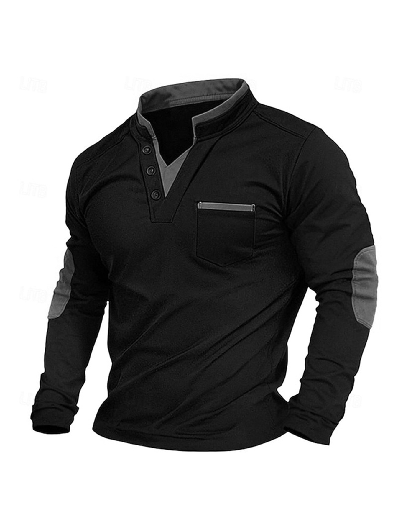 Men's Stand Collar Sweatshirt