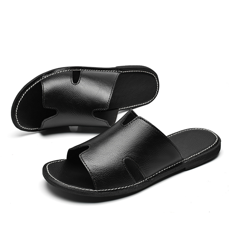 Men's Leather Slippers