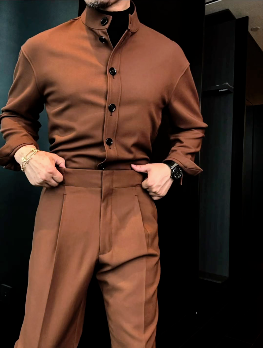 Men's Summer Casual Shirt & Pants Set