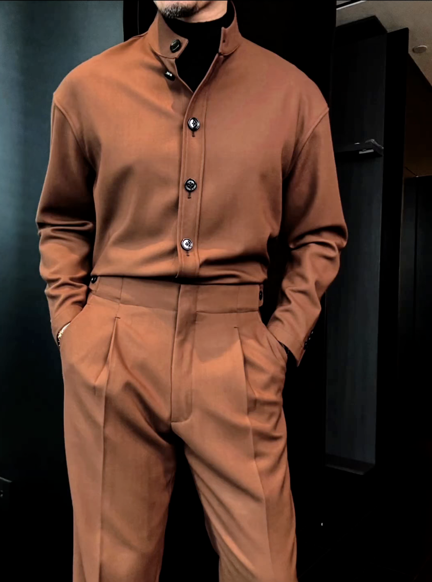 Men's Summer Casual Shirt & Pants Set