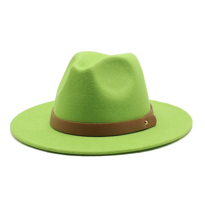 Fluorescent Green Woolen Hat