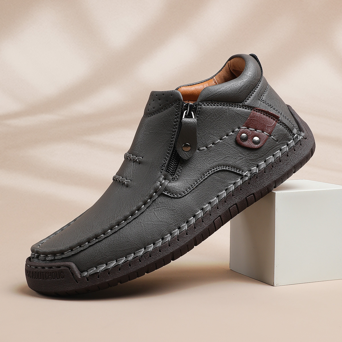 Men's Hight-Top Martin Shoes Octopus Casual Shoes