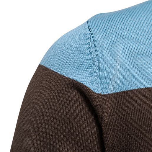 Men's Men's High-Neck Knitted Jacket