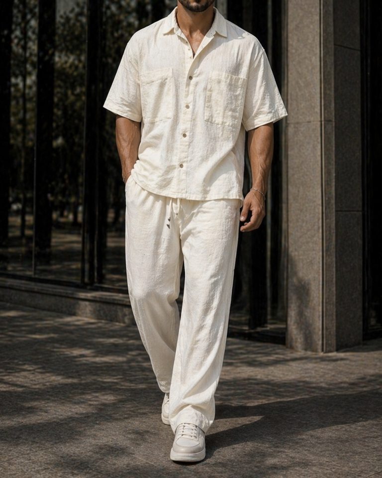Linen Set – Off White - Urban Boutique