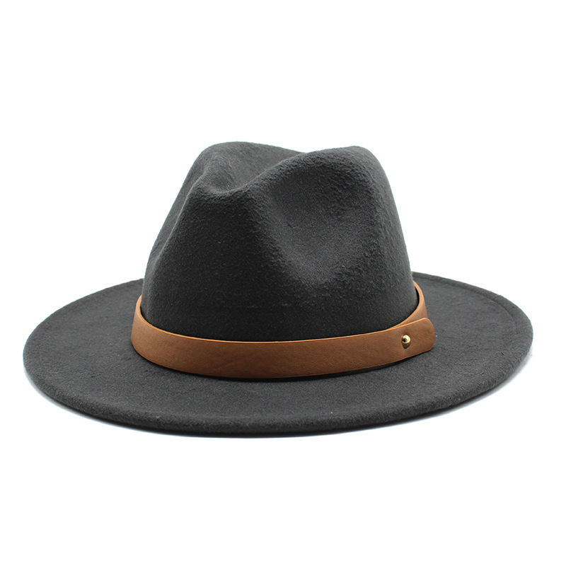 Dark Gray Woolen Hat