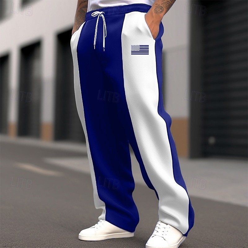 Men's Casual Color Matching Pants