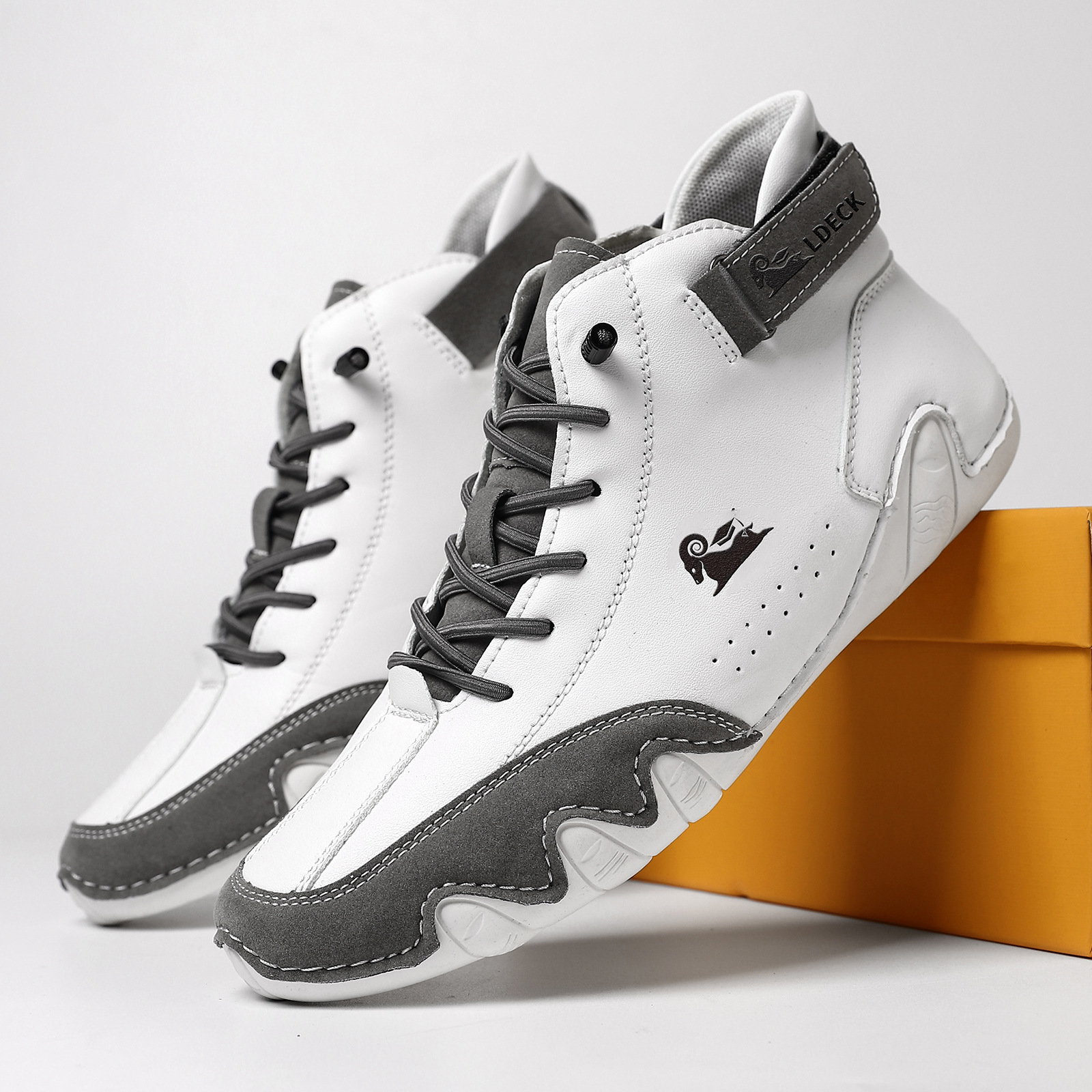 High-Top Octopus Men's Casual Short Boots