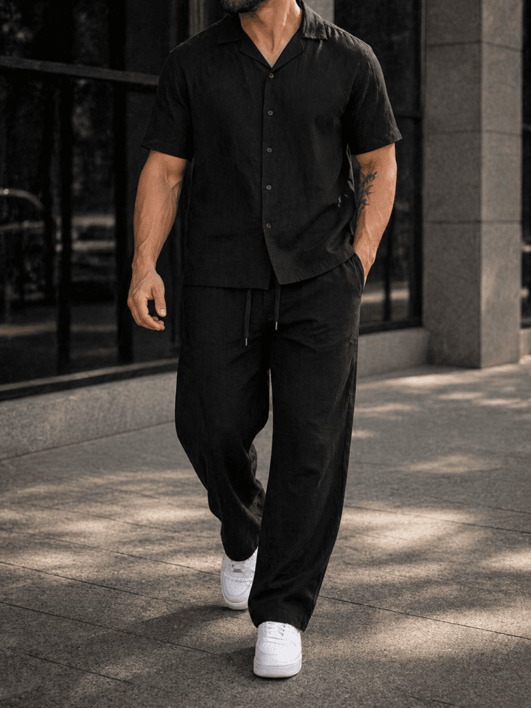 Linen Set – Black 
