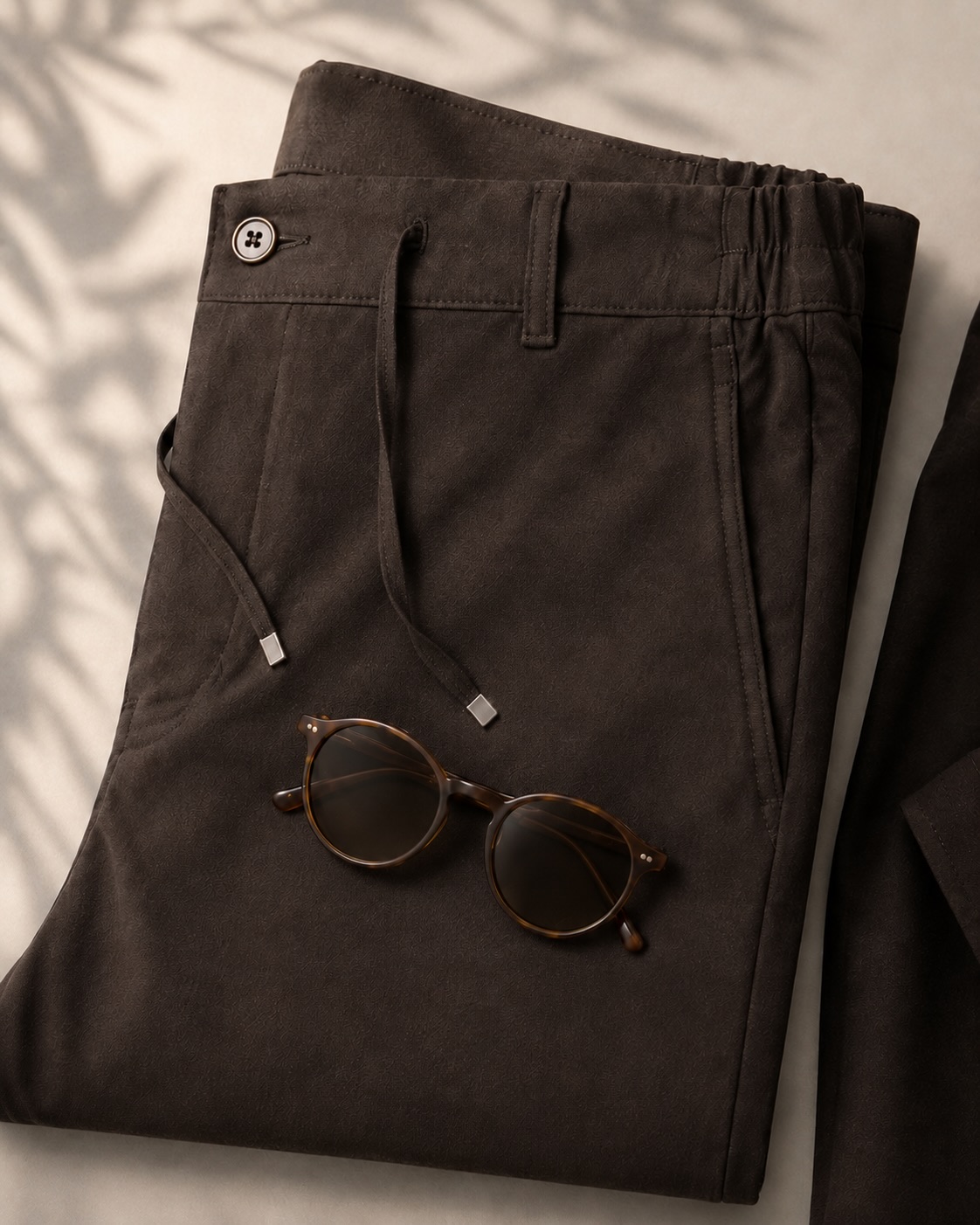 Dark Brown Utility Jacket Matching Set | Minimal Gentleman Style