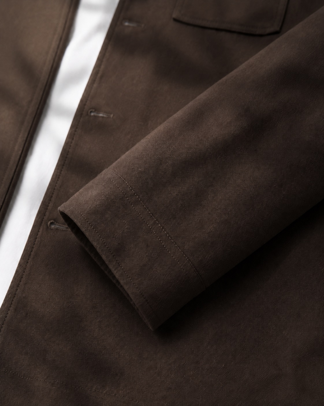 Dark Brown Utility Jacket Matching Set | Minimal Gentleman Style