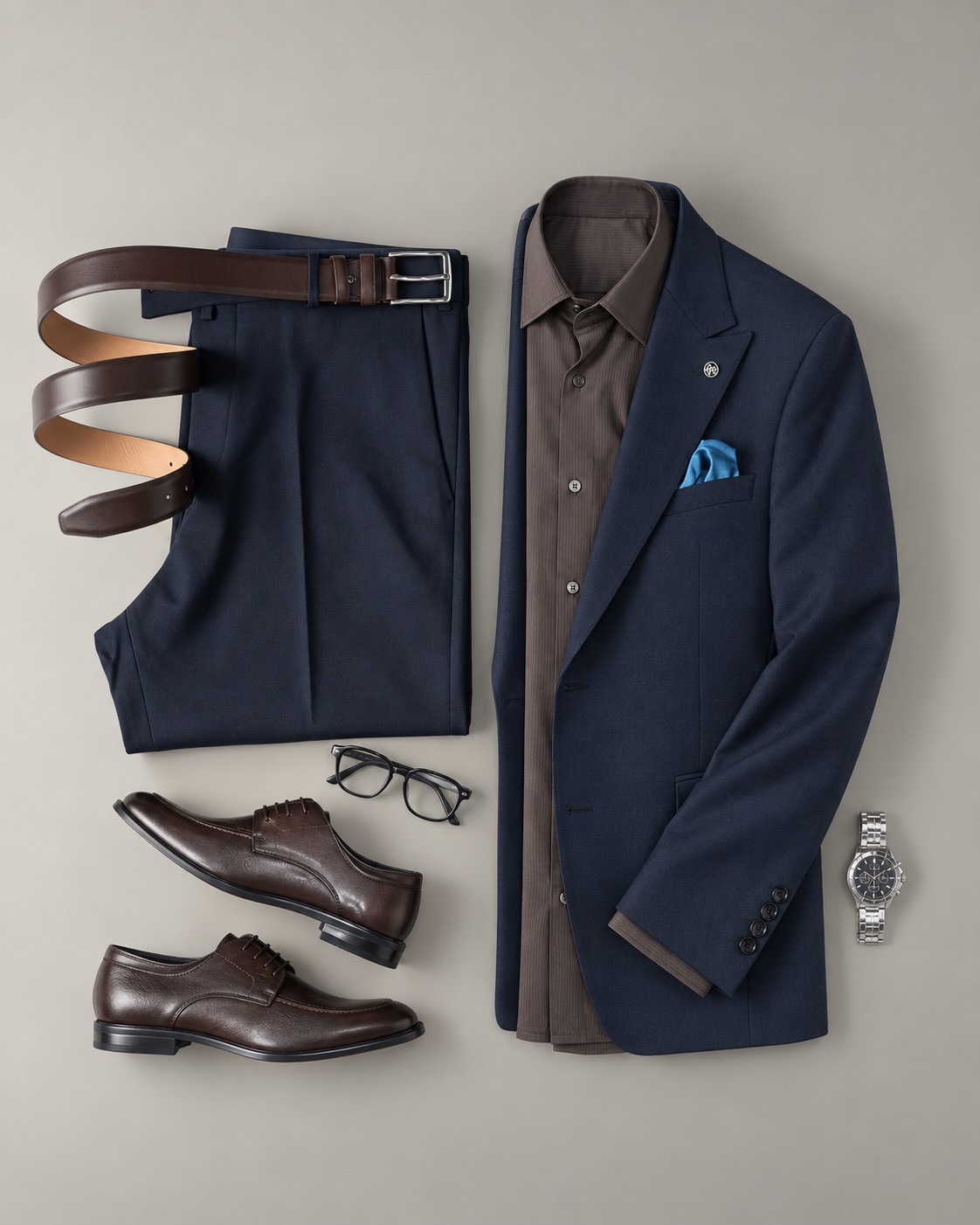 Navy Blue Suit | Modern Business Look