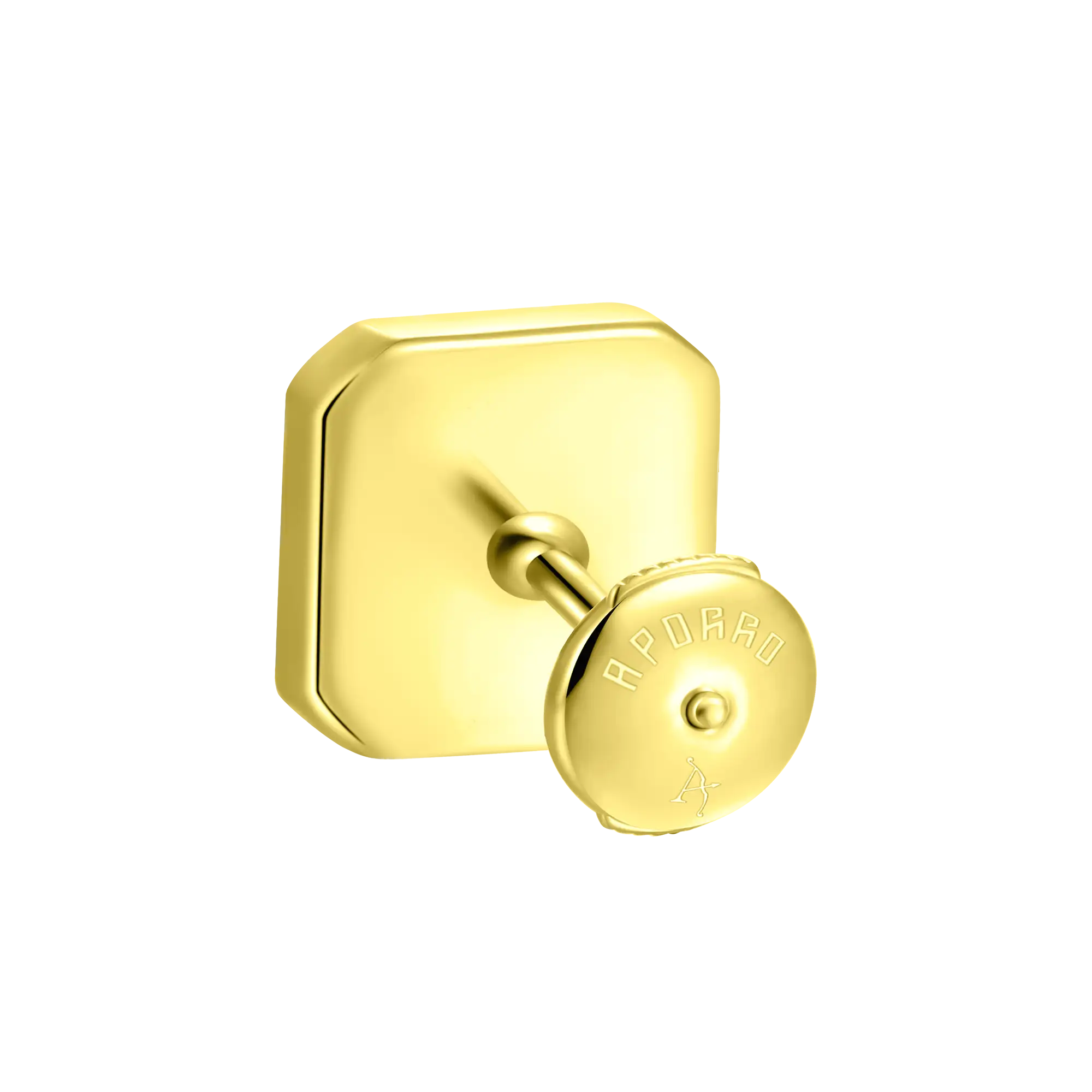 S925 Octagon Baguette Mix Halo Stud Earrings - Pair