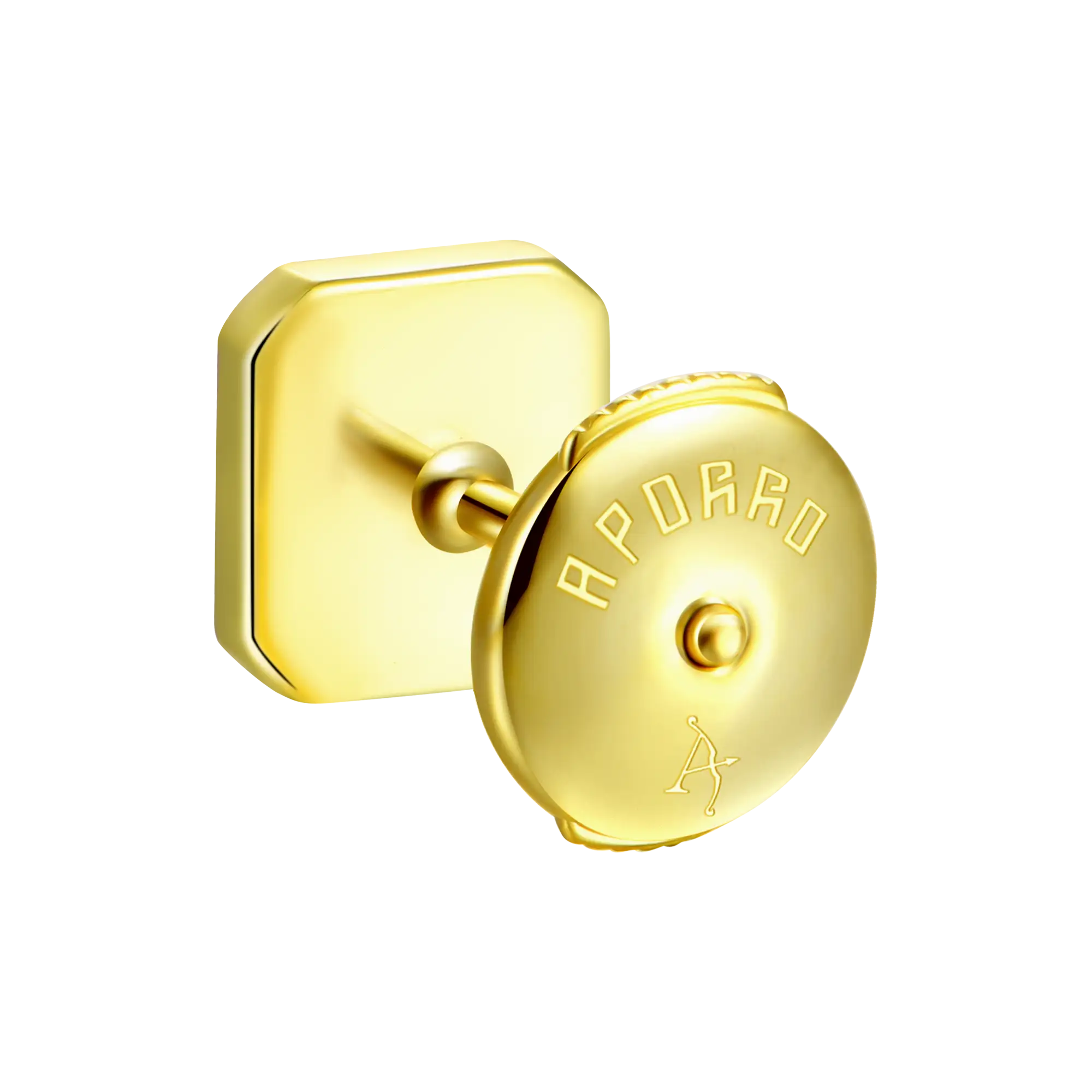 S925 Octagon Baguette Mix Halo Stud Earrings - Pair