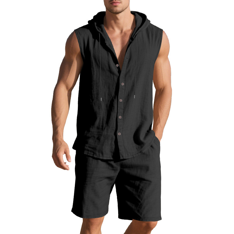 Men's Shirt & Shorts Set