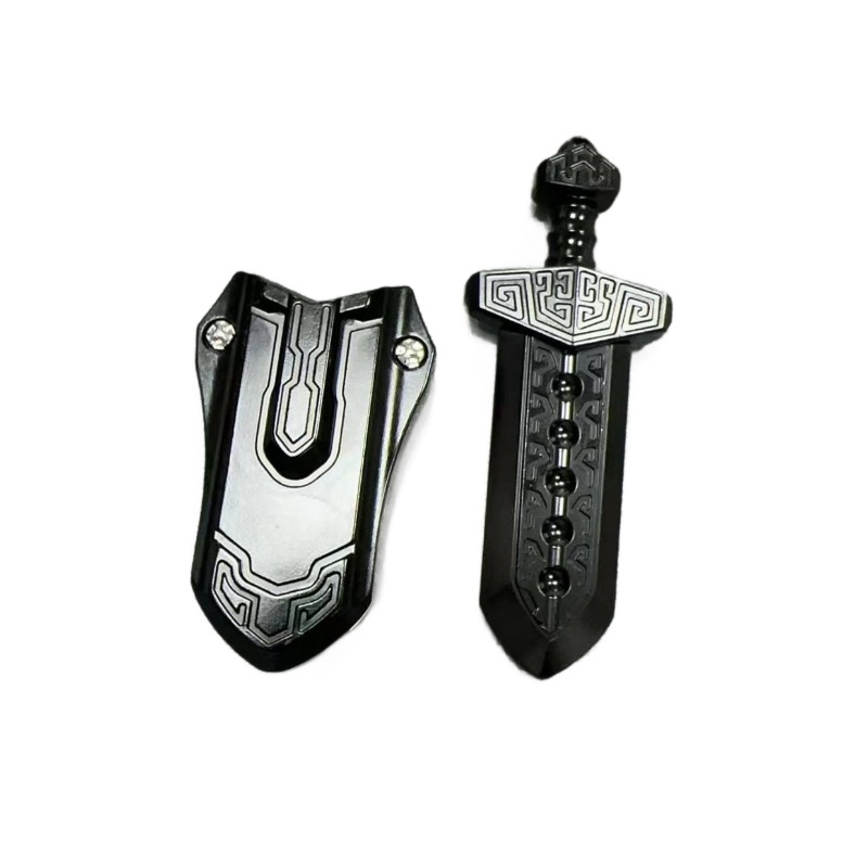 EDC Sword Decompression Toys Fidget Sliders Fidget Toys Stress Relief for Adults Magnetic Metal Toys Anti-Anxiety Office Desk Toys