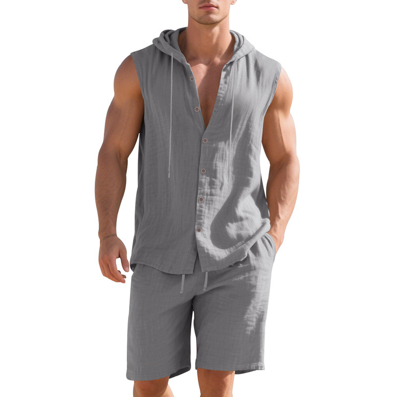 Men's Shirt & Shorts Set