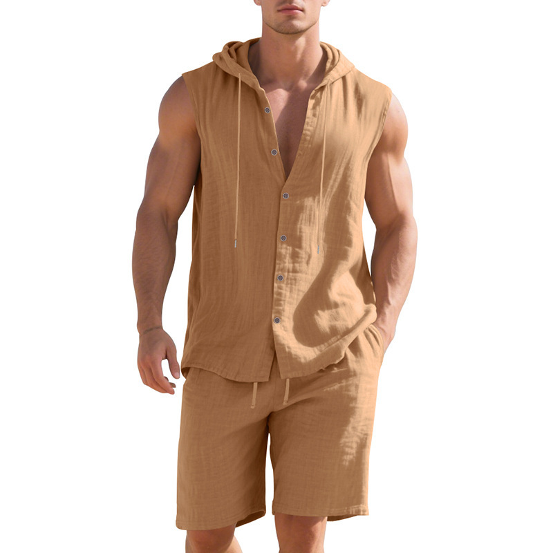 Men's Shirt & Shorts Set
