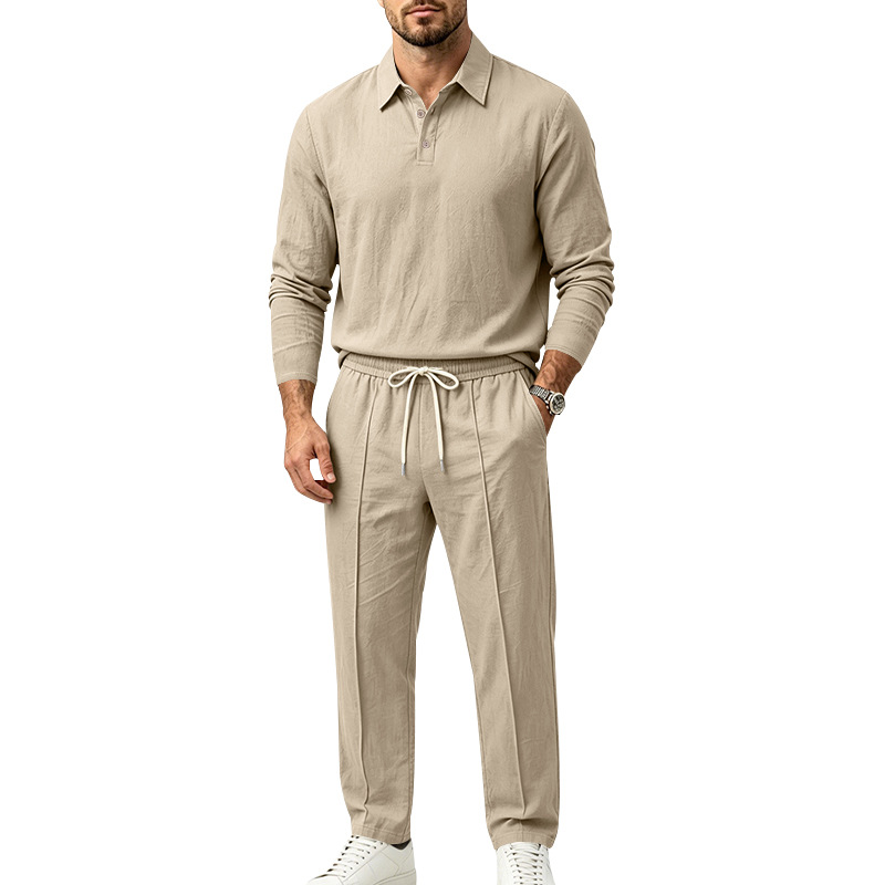 Men's Linen Shirt & Pants Set