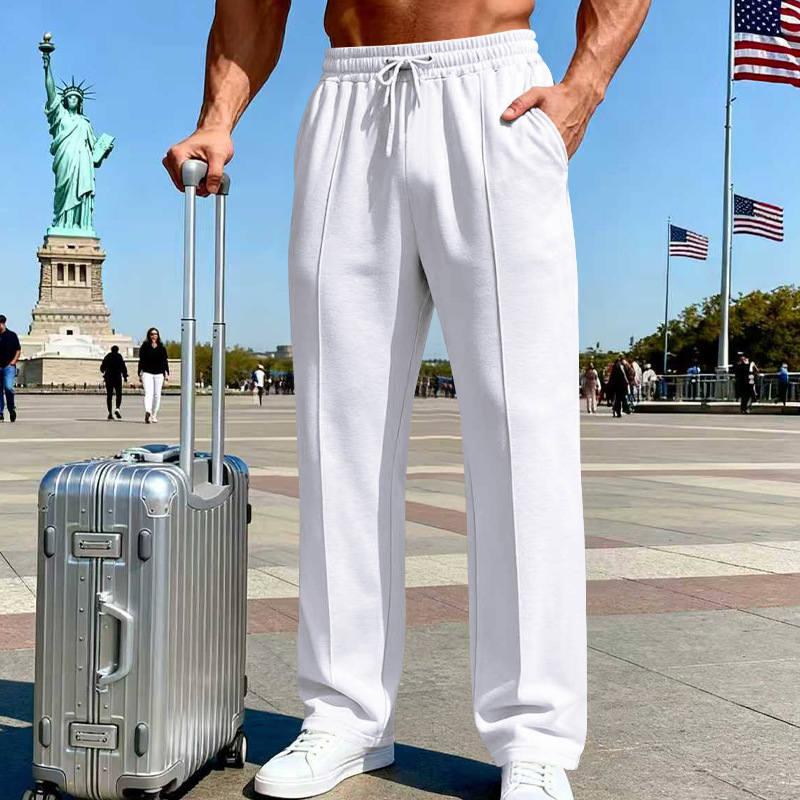 Men's Relaxed Straight-Leg Pants