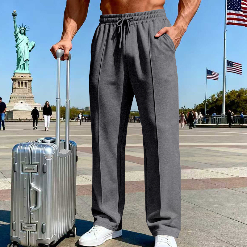 Men's Relaxed Straight-Leg Pants